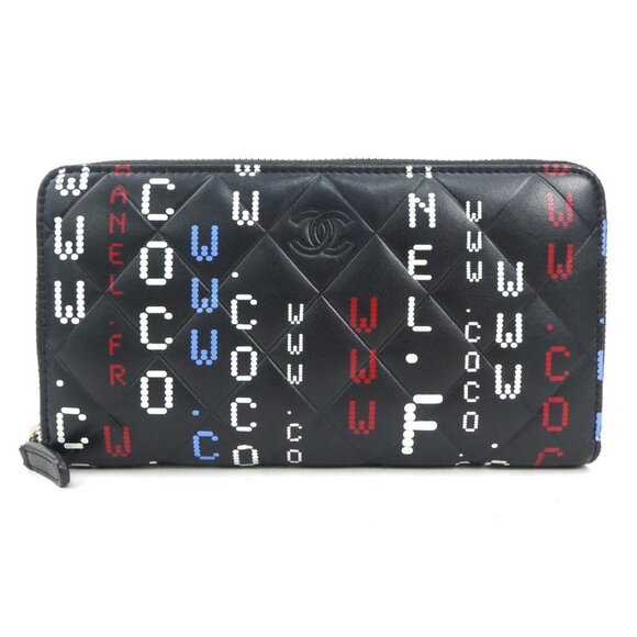 CHANEL Black Leather Wallet - Picture 1 of 5